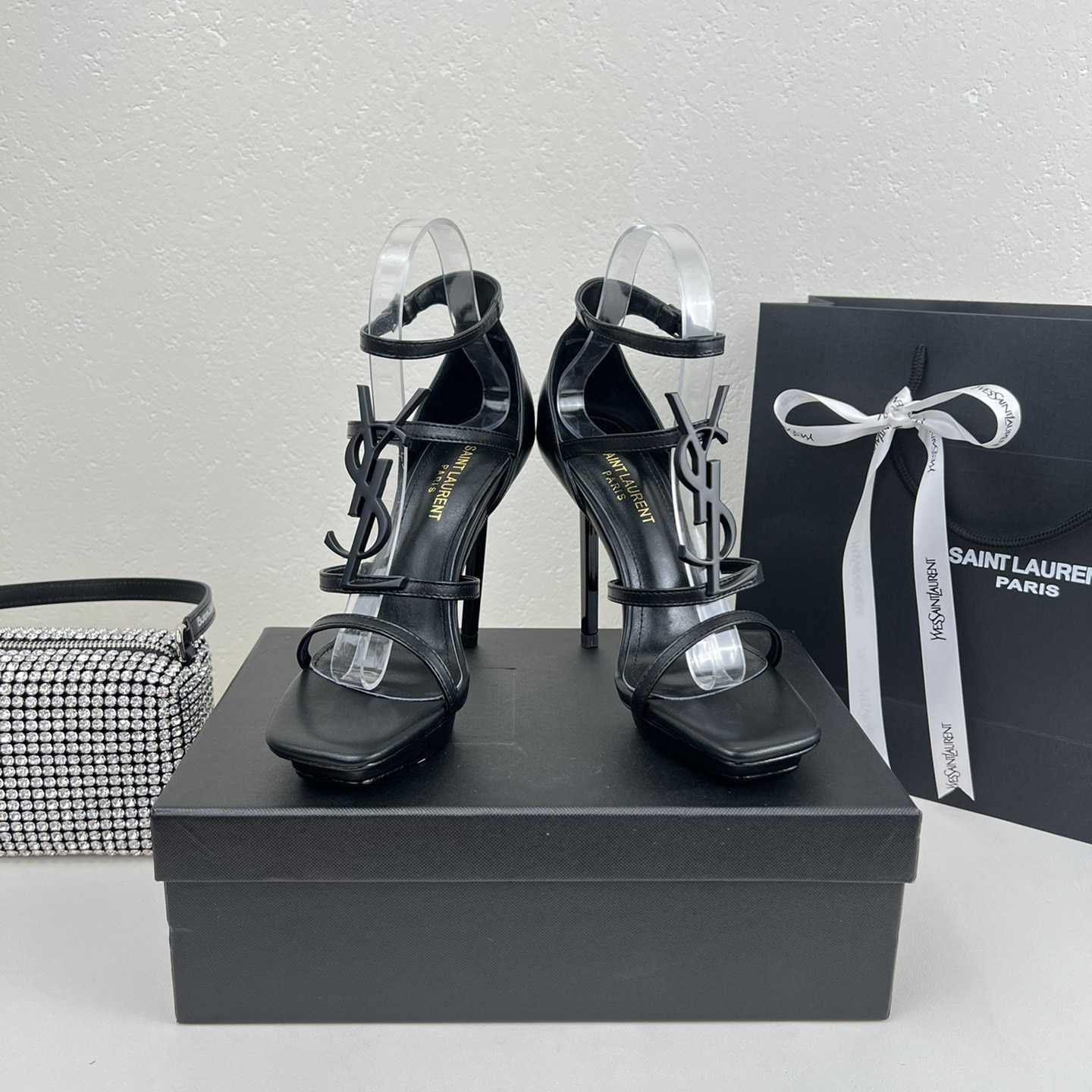 Saint Laurent Cassandra Sandals - FashionPlug