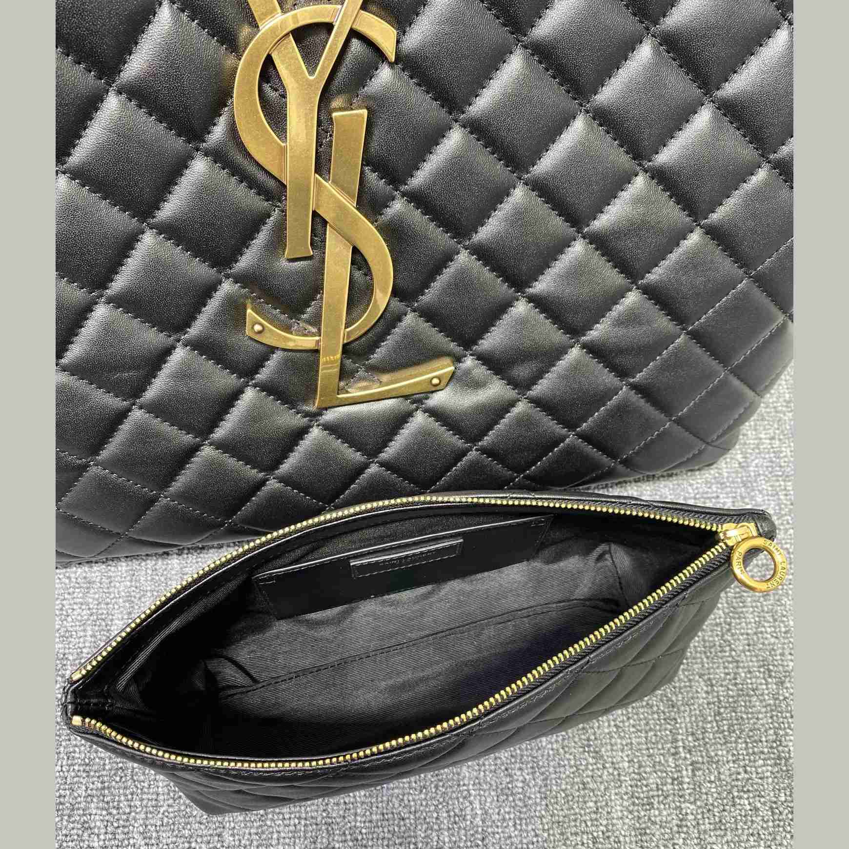 Saint Laurent Icare Maxi Shopping Bag In Quilted Lambskin - FashionPlug