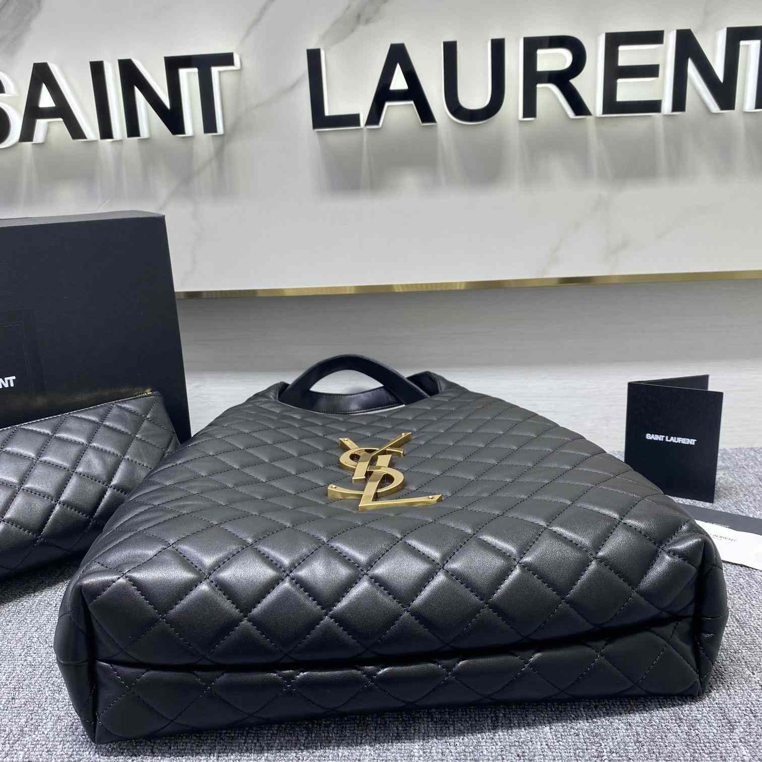 Saint Laurent Icare Maxi Shopping Bag In Quilted Lambskin - FashionPlug