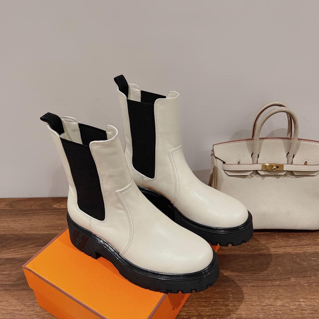 Hermes Harrow Ankle Boot - FashionPlug