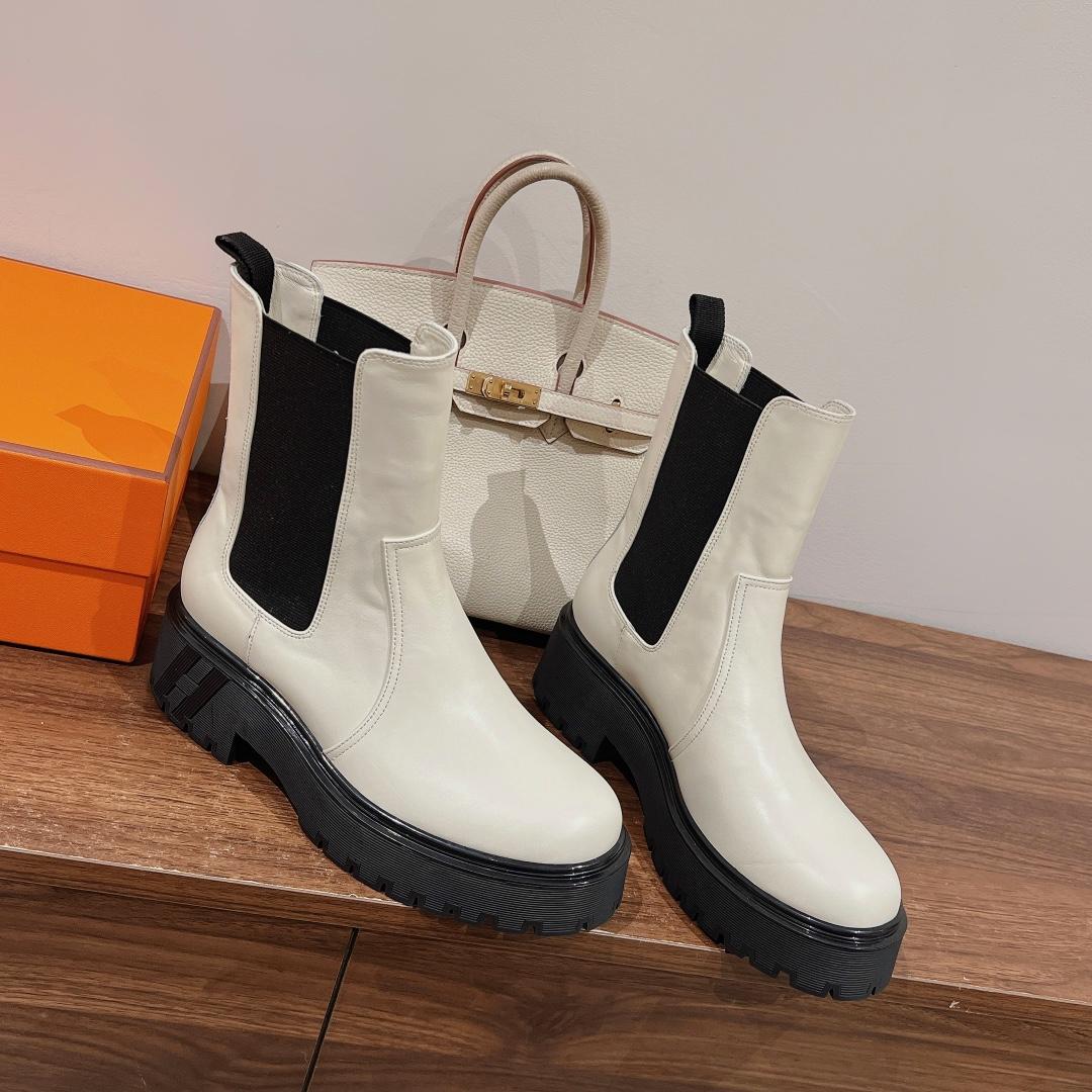 Hermes Harrow Ankle Boot - FashionPlug