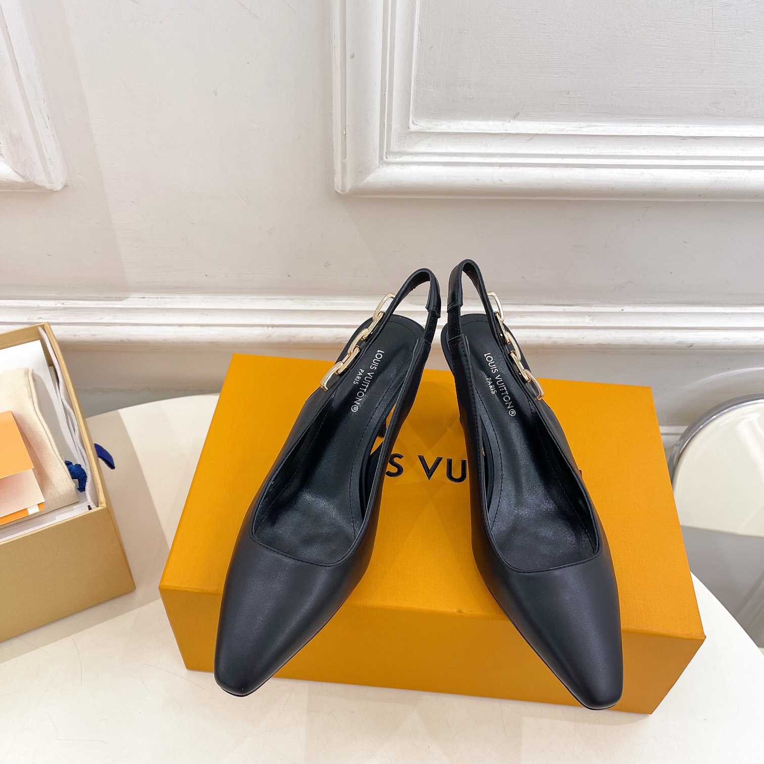 Louis Vuitton Sparkle Slingback Pump - FashionPlug