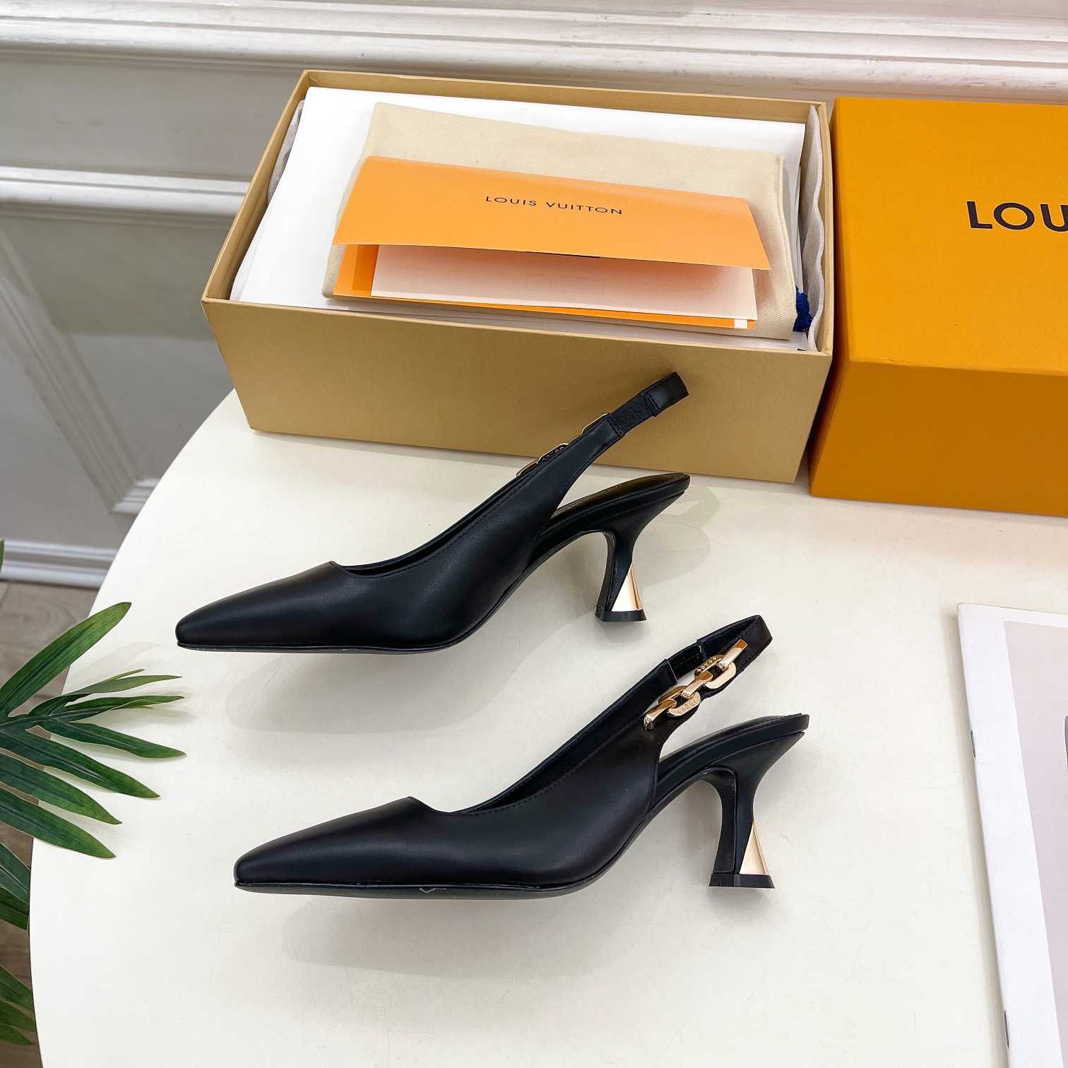 Louis Vuitton Sparkle Slingback Pump - FashionPlug