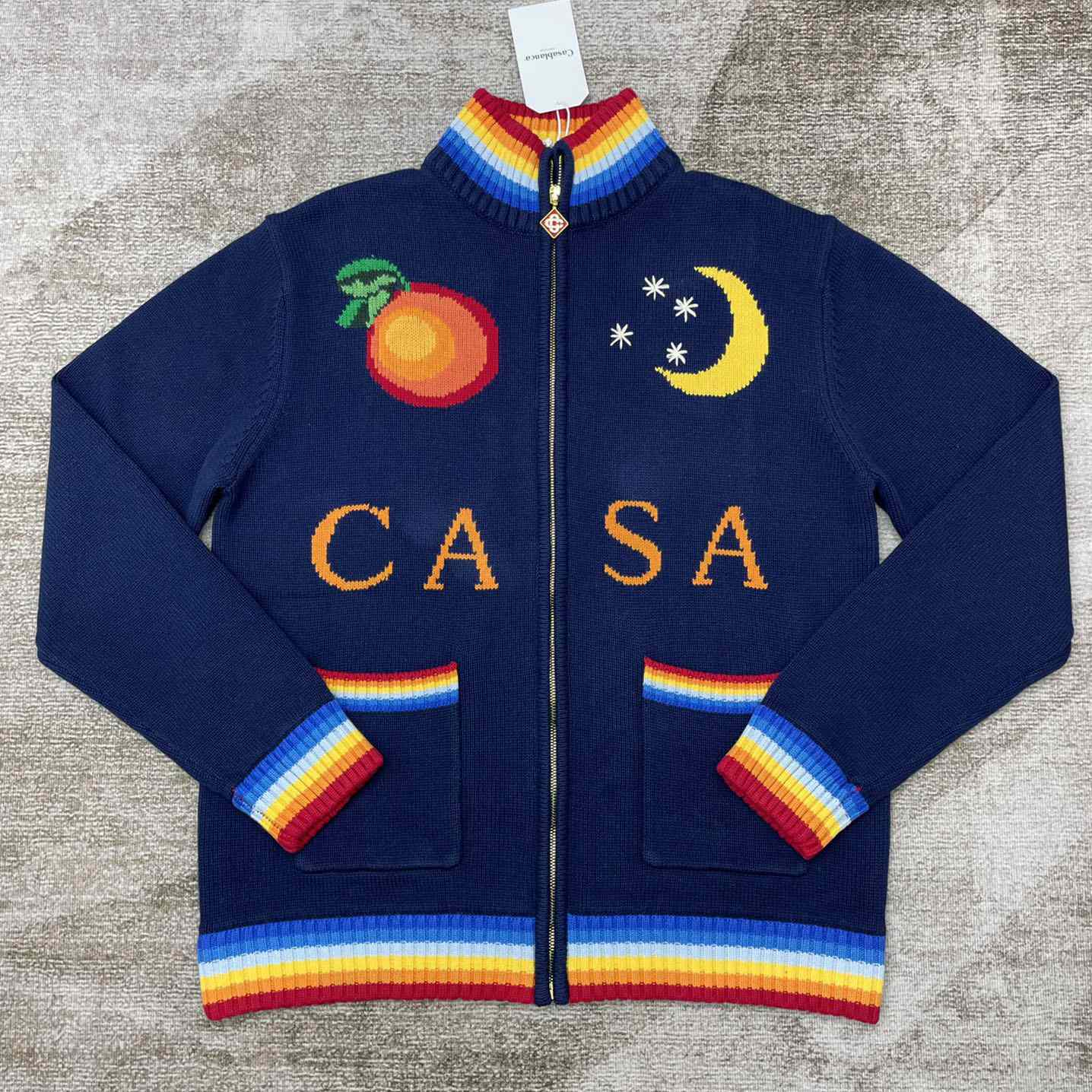 Casablanca Casa Club Knitted Jacket - FashionPlug