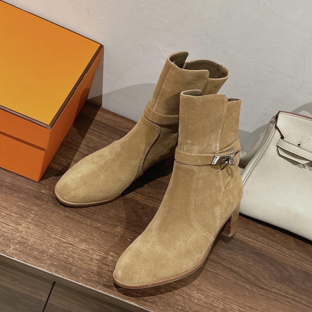 Hermes Frenchie 50 Ankle Boot - FashionPlug