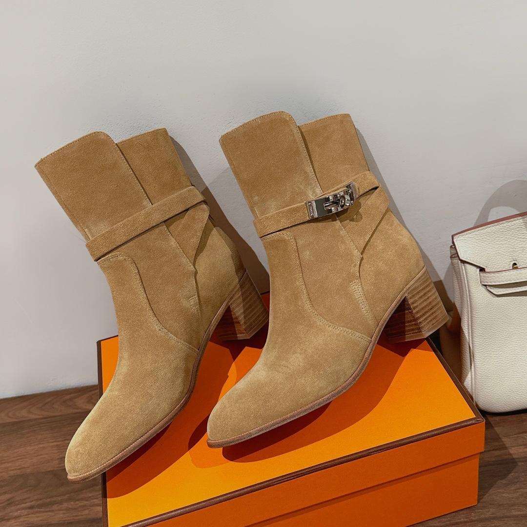 Hermes Frenchie 50 Ankle Boot - FashionPlug
