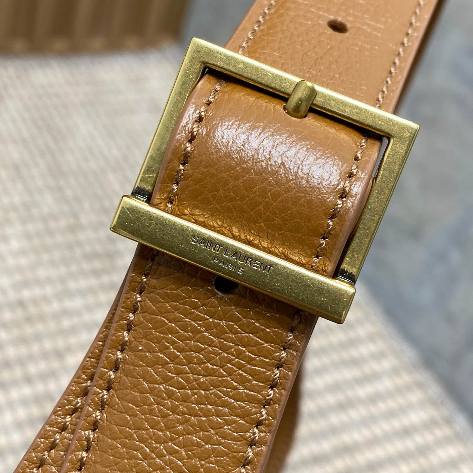 Saint Laurent LE 5 À 7 Supple Small In Grained Leather - FashionPlug