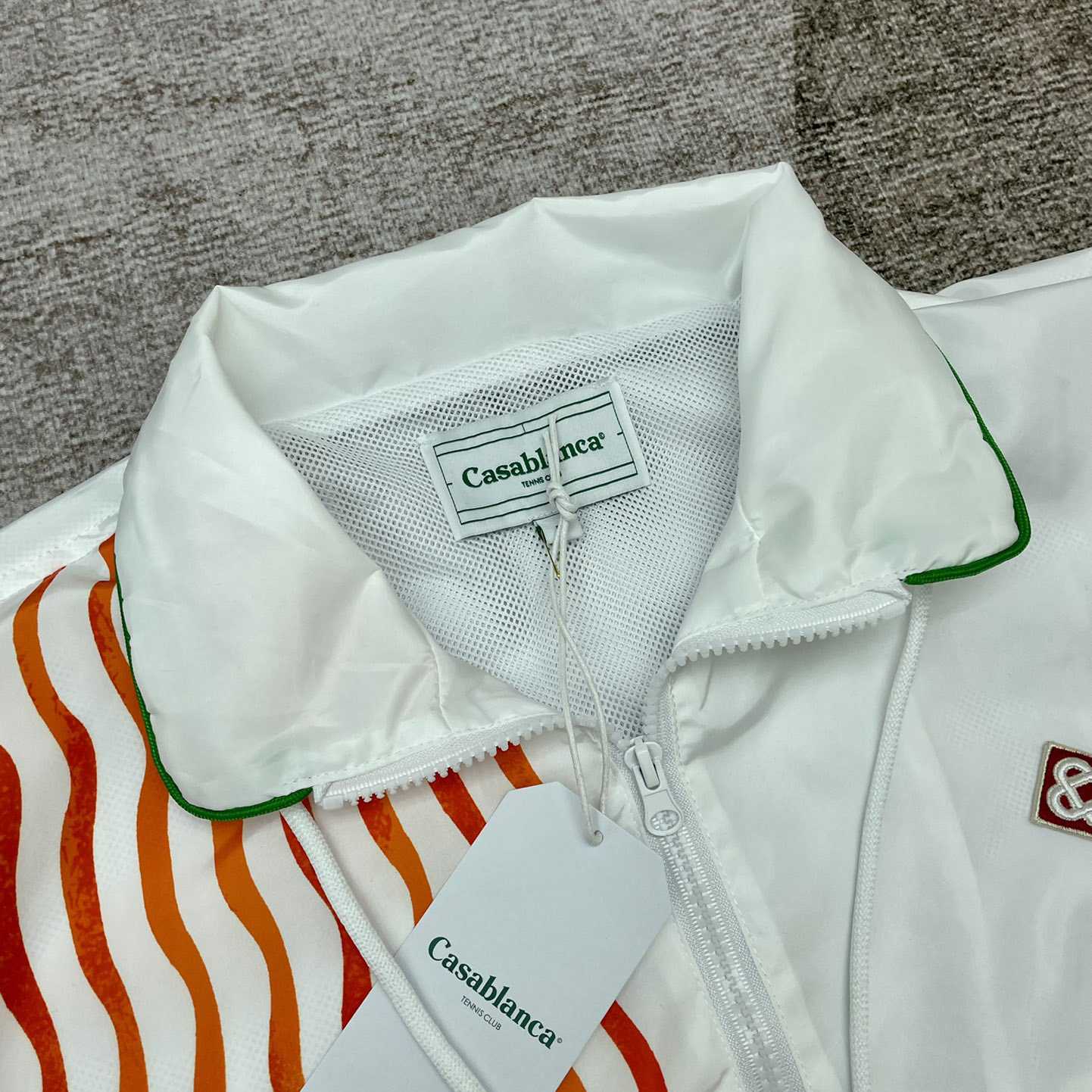 Casablanca Casa Sport Tracksuit Top 'White' - FashionPlug