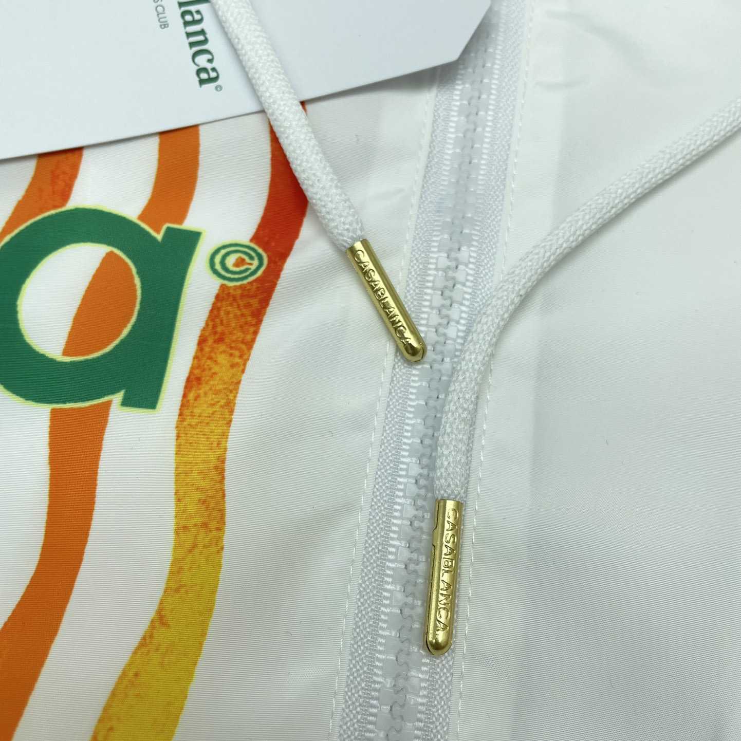 Casablanca Casa Sport Tracksuit Top 'White' - FashionPlug
