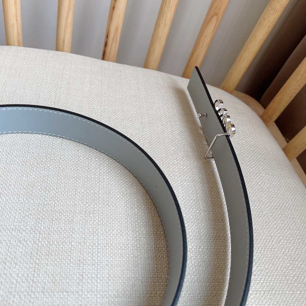 Loewe Reversible Anagram Belt In Smooth Calfskin - FashionPlug