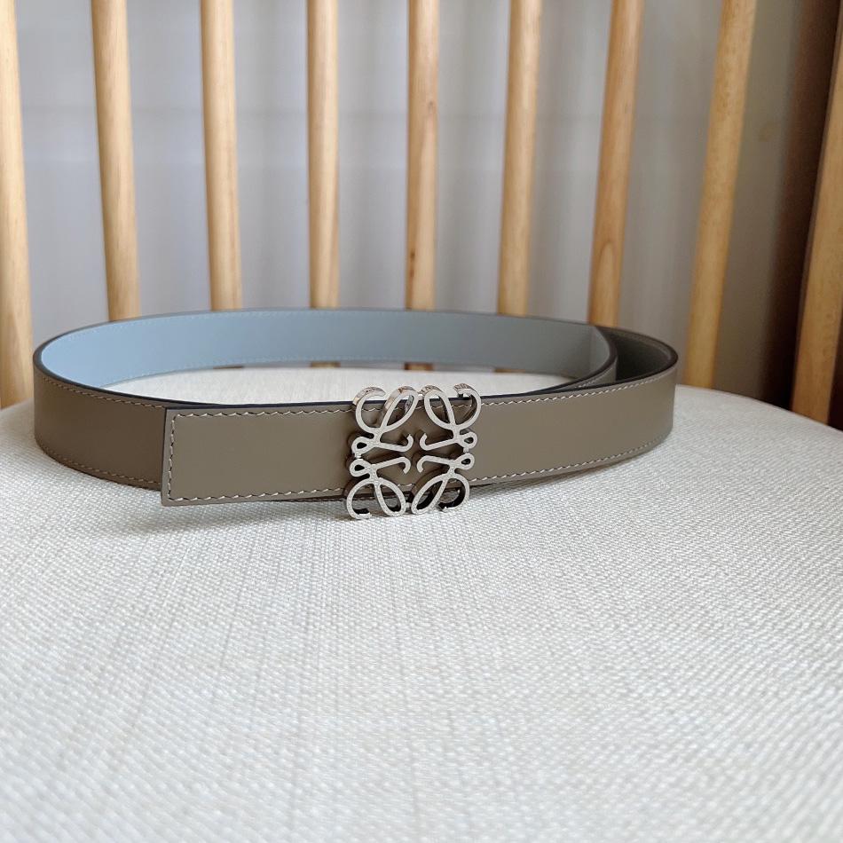 Loewe Reversible Anagram Belt In Smooth Calfskin - FashionPlug