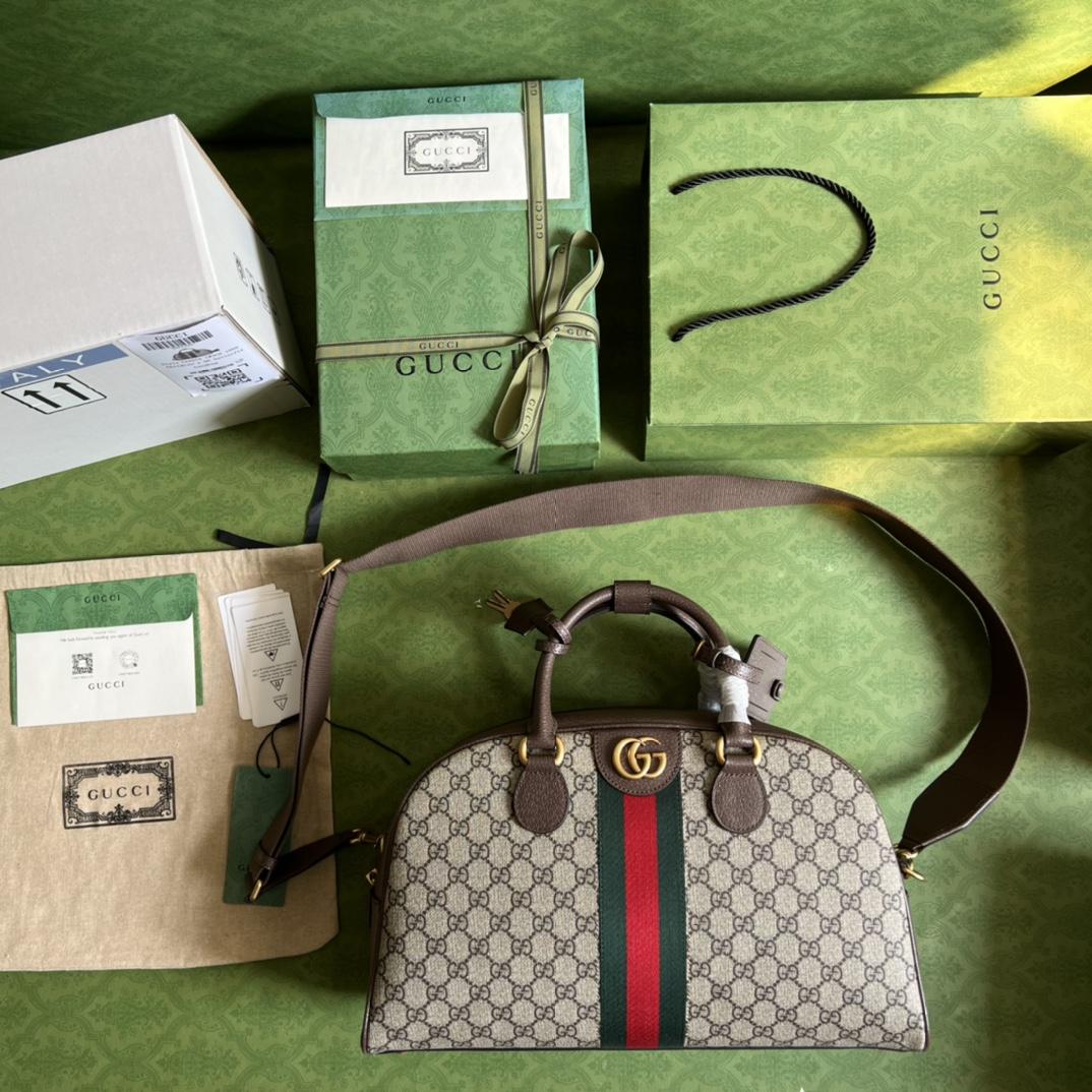 Gucci Savoy Medium Bowling Bag - FashionPlug