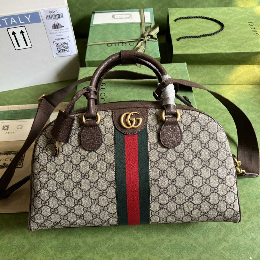 Gucci Savoy Medium Bowling Bag - FashionPlug