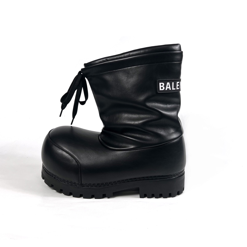 Balenciaga Alaska High Boot In Black - FashionPlug