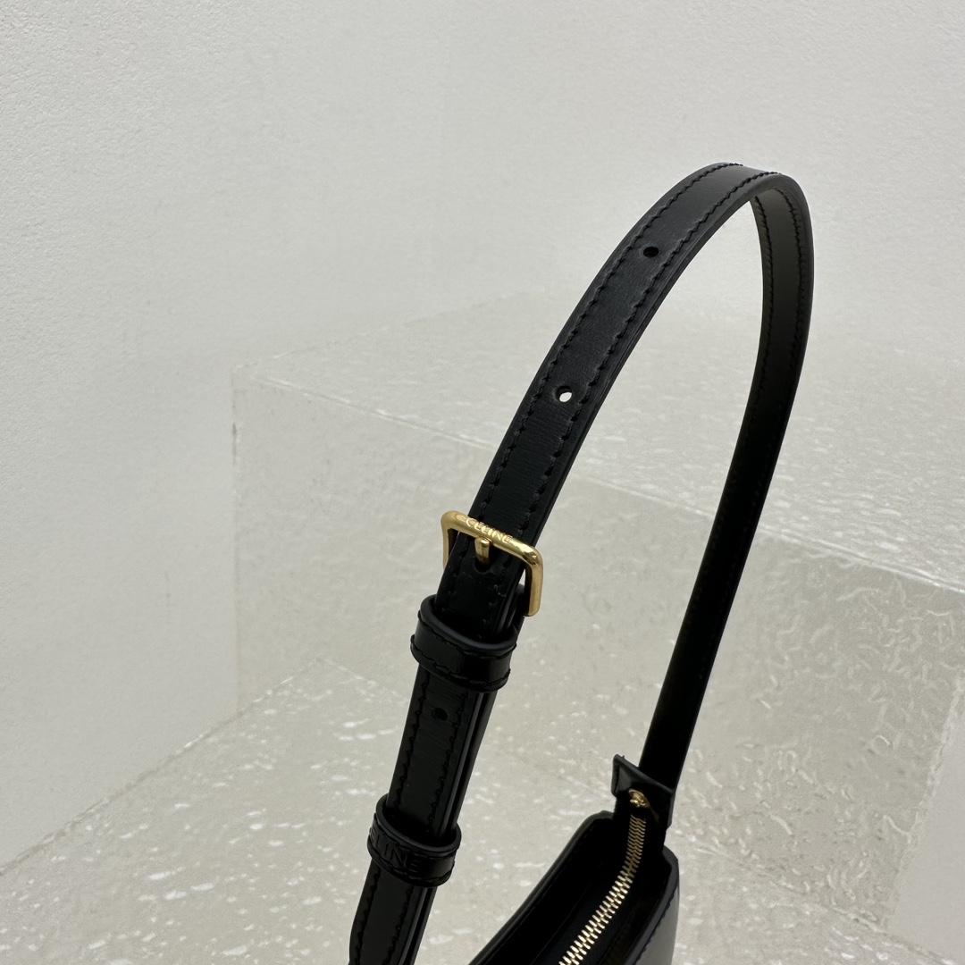 Celine Medium Tilly Bag In Shiny Calfskin - FashionPlug