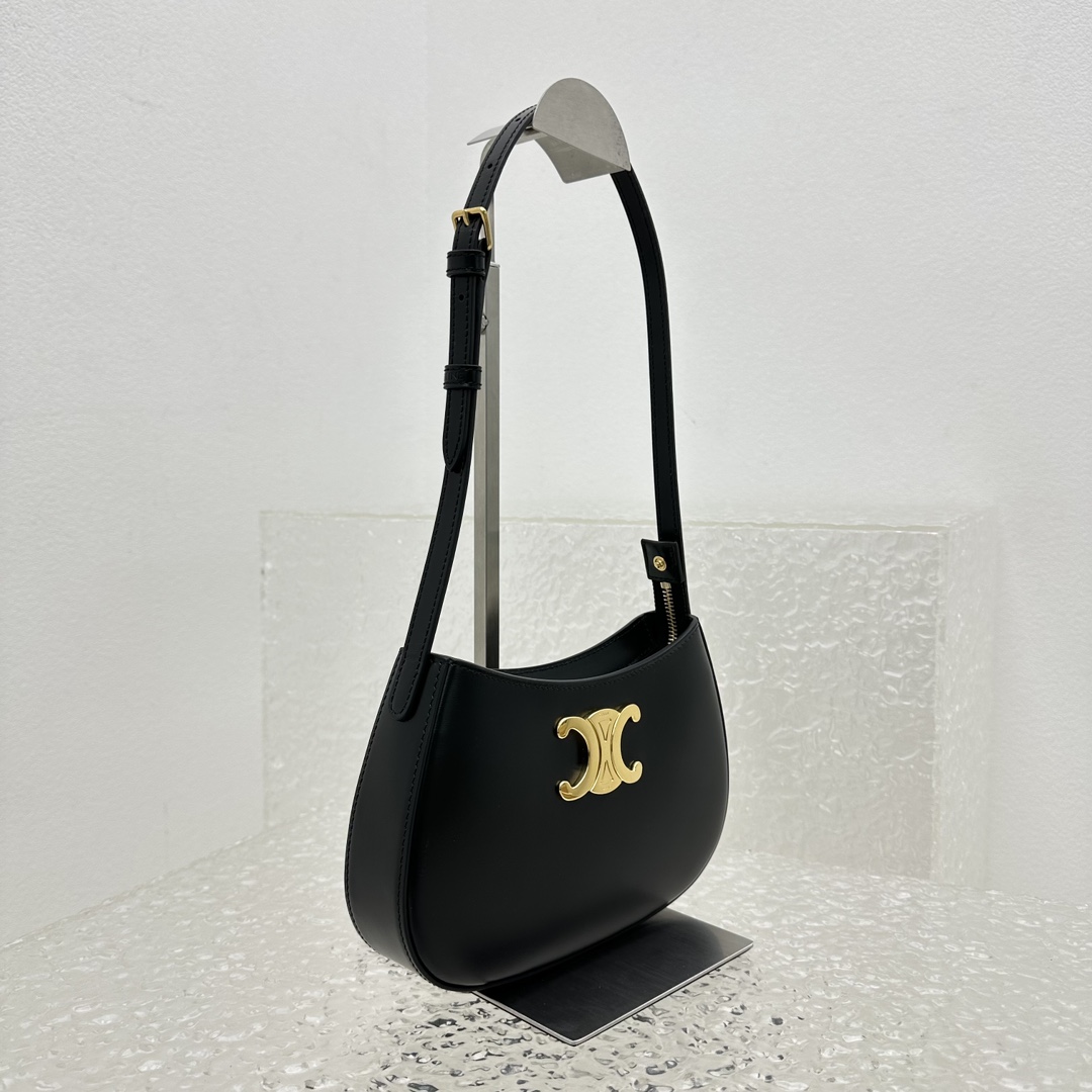 Celine Medium Tilly Bag In Shiny Calfskin - FashionPlug
