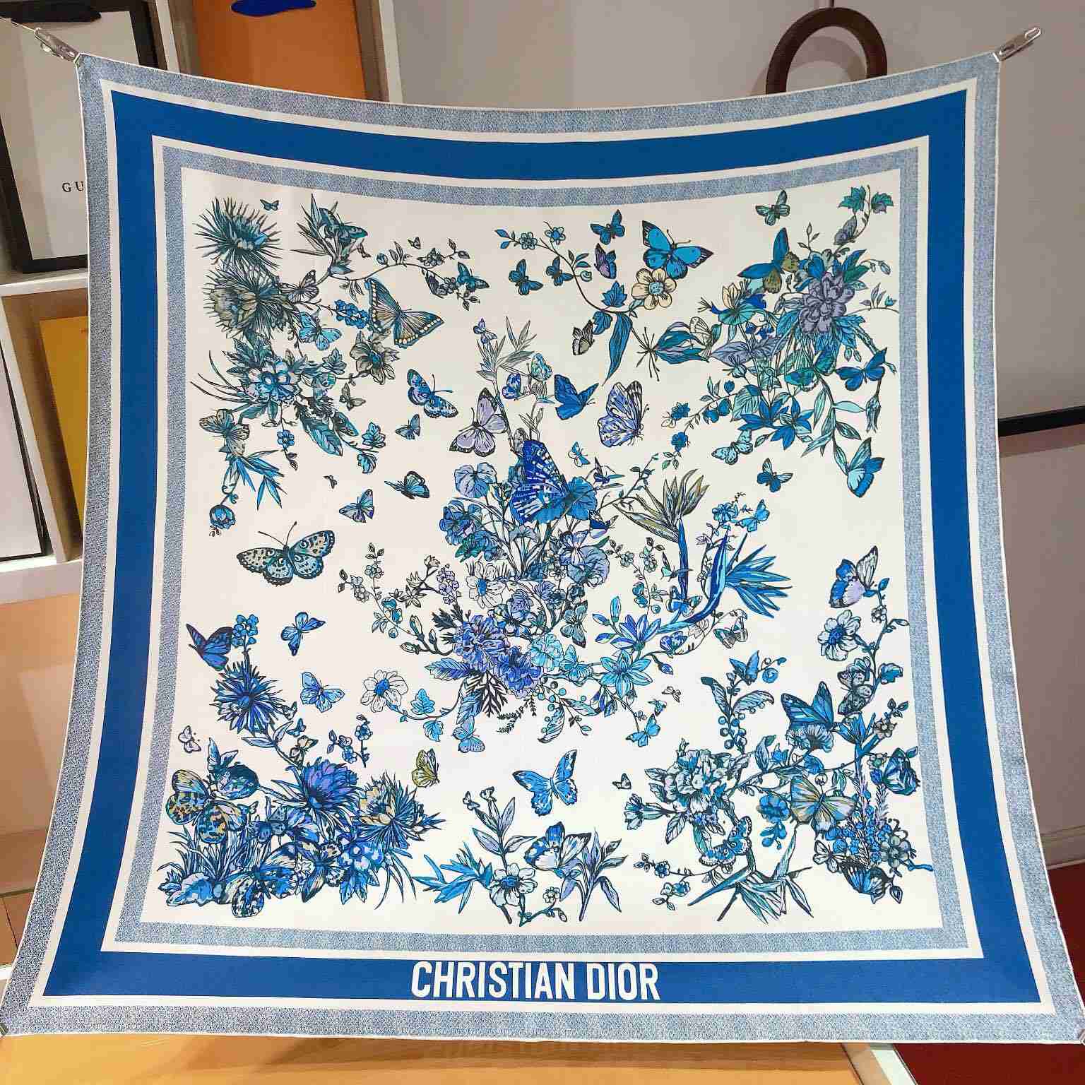 Dior Toile De Jouy Mexico 90 Square Scarf - FashionPlug