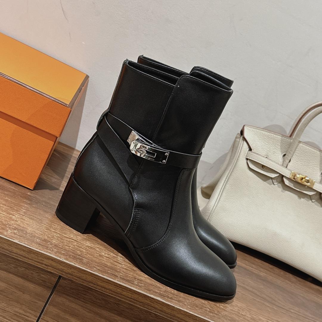 Hermes Frenchie 50 Ankle Boot - FashionPlug