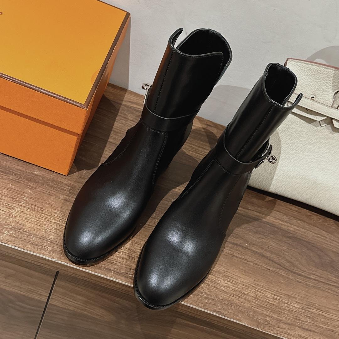 Hermes Frenchie 50 Ankle Boot - FashionPlug