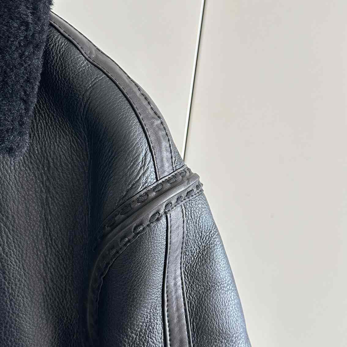 Fendi Black Shearling Jacket - FashionPlug