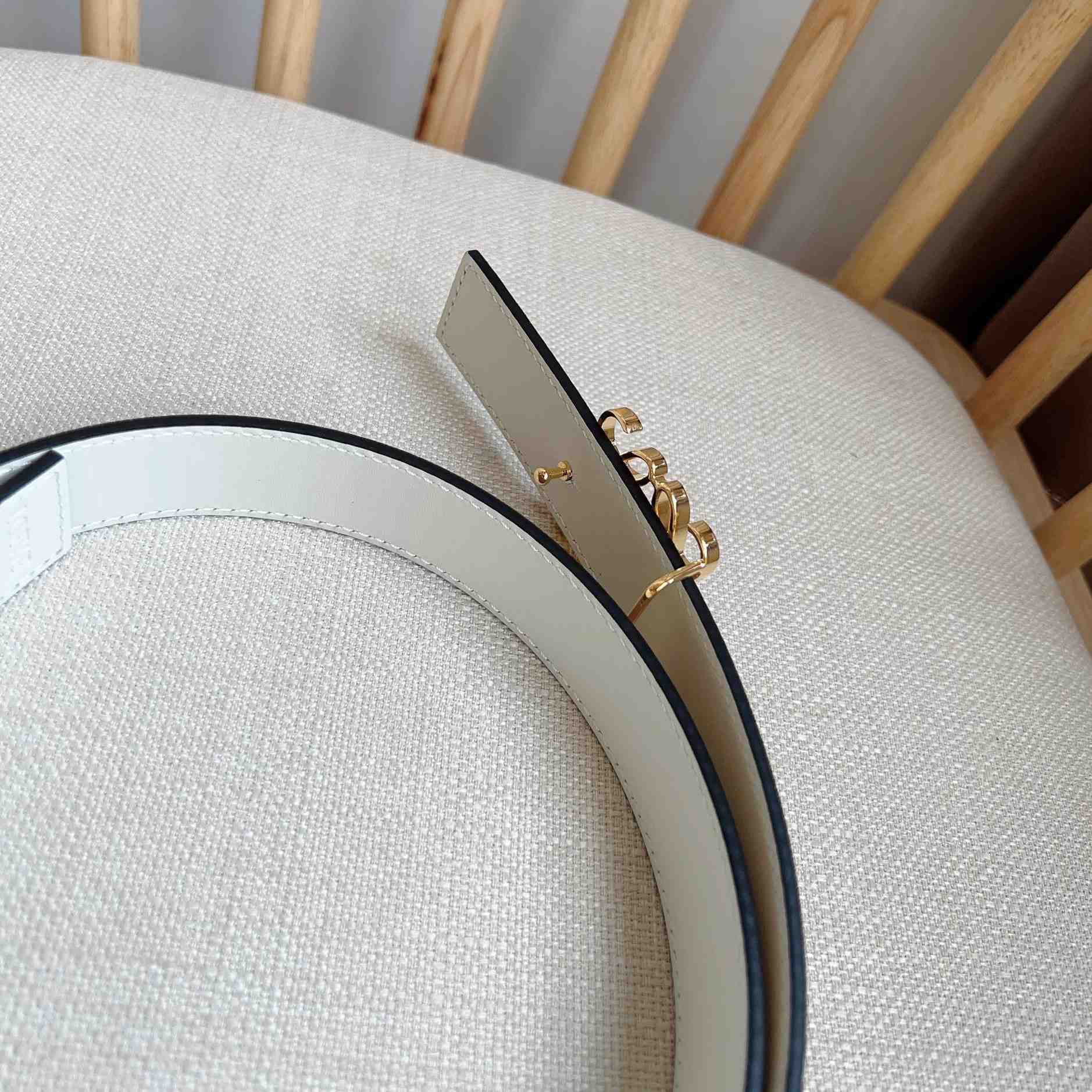 Loewe Reversible Anagram Belt In Smooth Calfskin - FashionPlug
