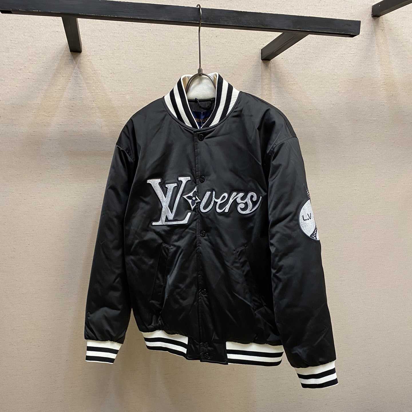Louis Vuitton Embroidered Nylon Baseball Blouson   1AFHWZ - FashionPlug
