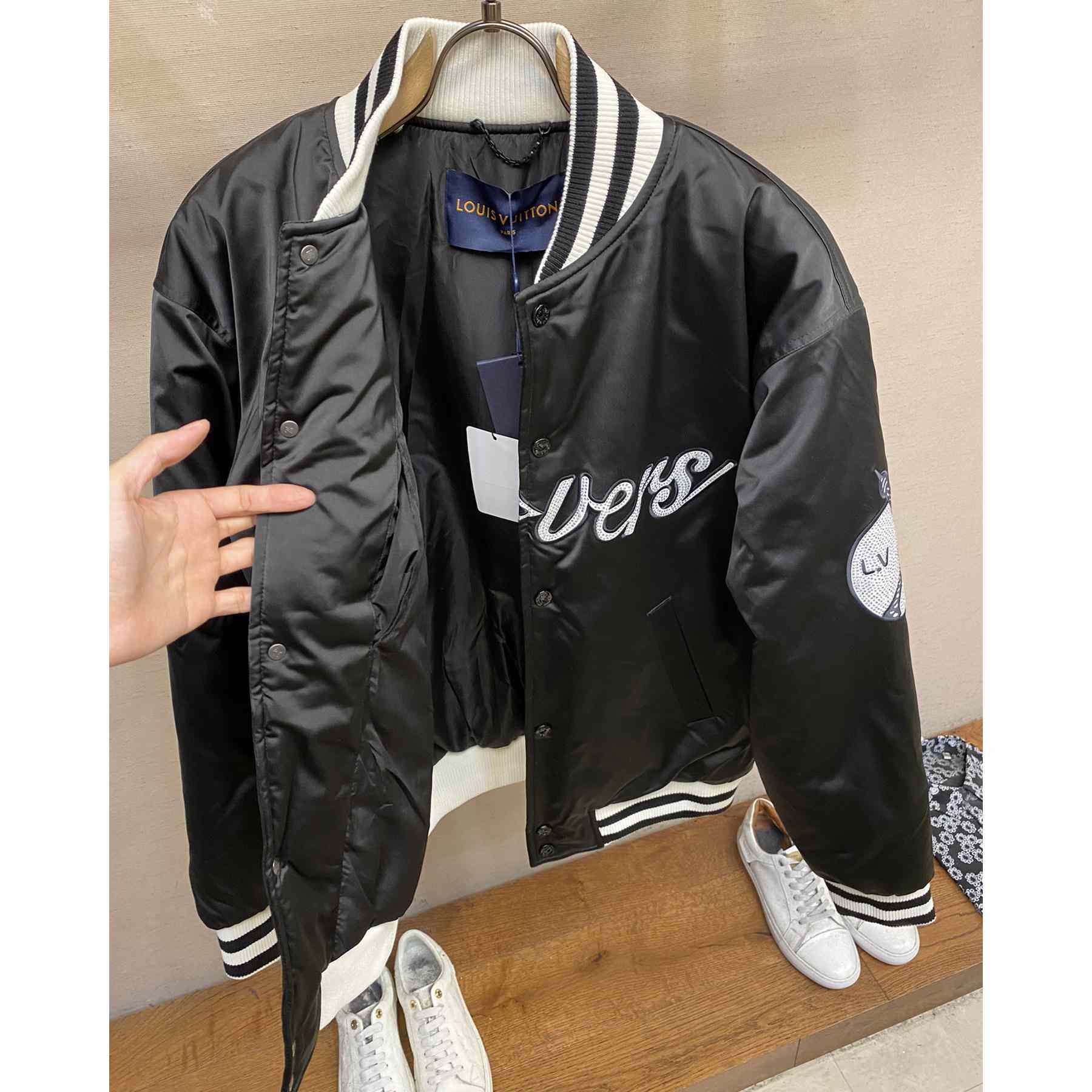 Louis Vuitton Embroidered Nylon Baseball Blouson   1AFHWZ - FashionPlug