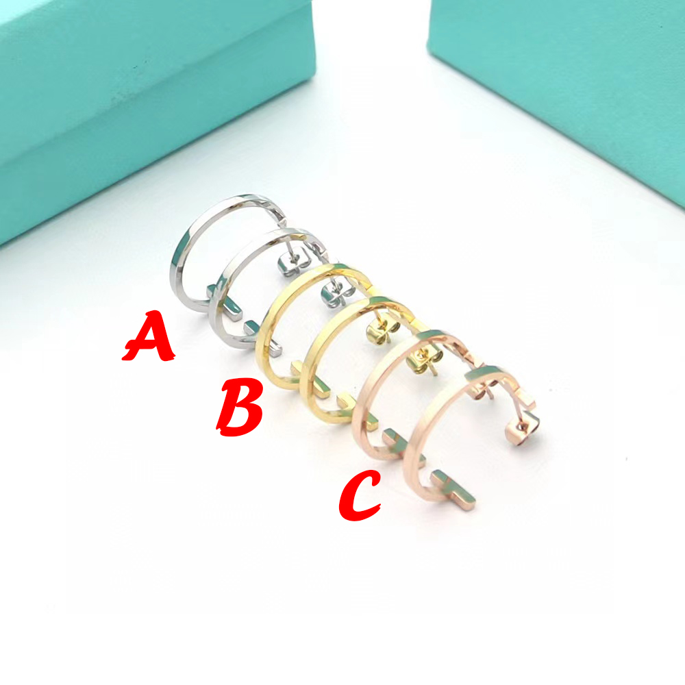 Tiffany&CO Hoop Earrings - FashionPlug