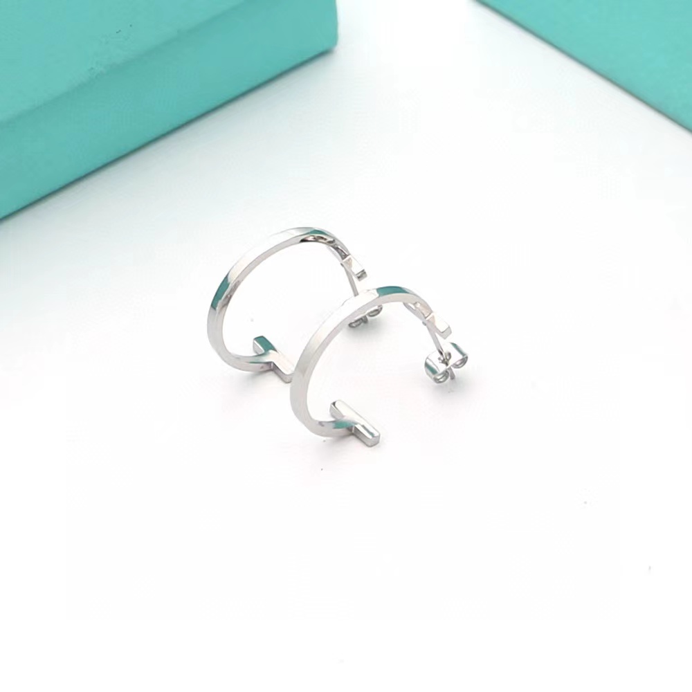 Tiffany&CO Hoop Earrings - FashionPlug
