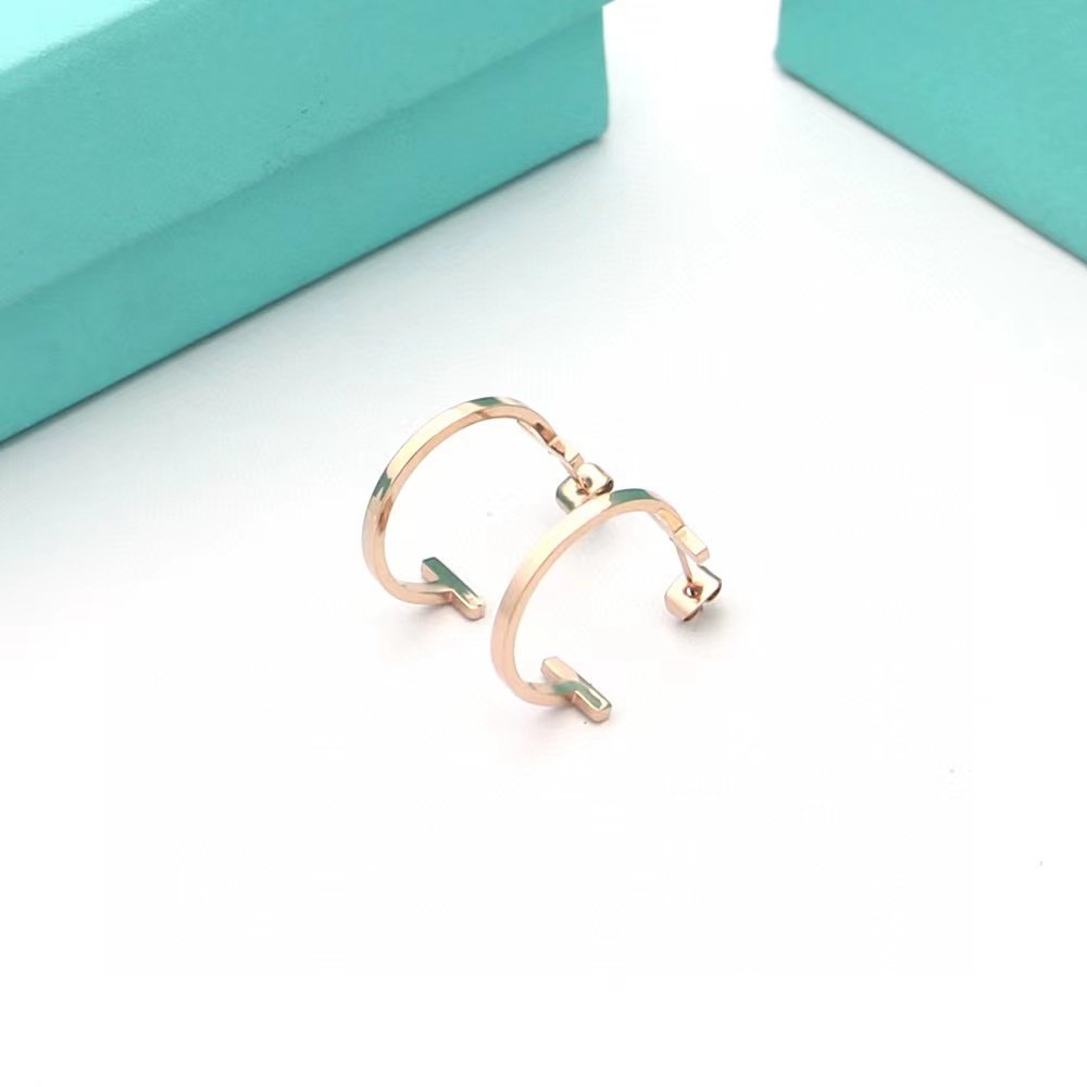 Tiffany&CO Hoop Earrings - FashionPlug