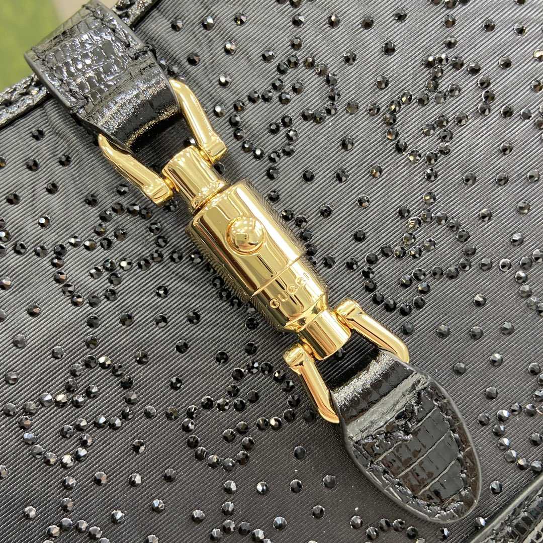 Gucci Jackie 1961 GG Crystal Mini Bag - FashionPlug