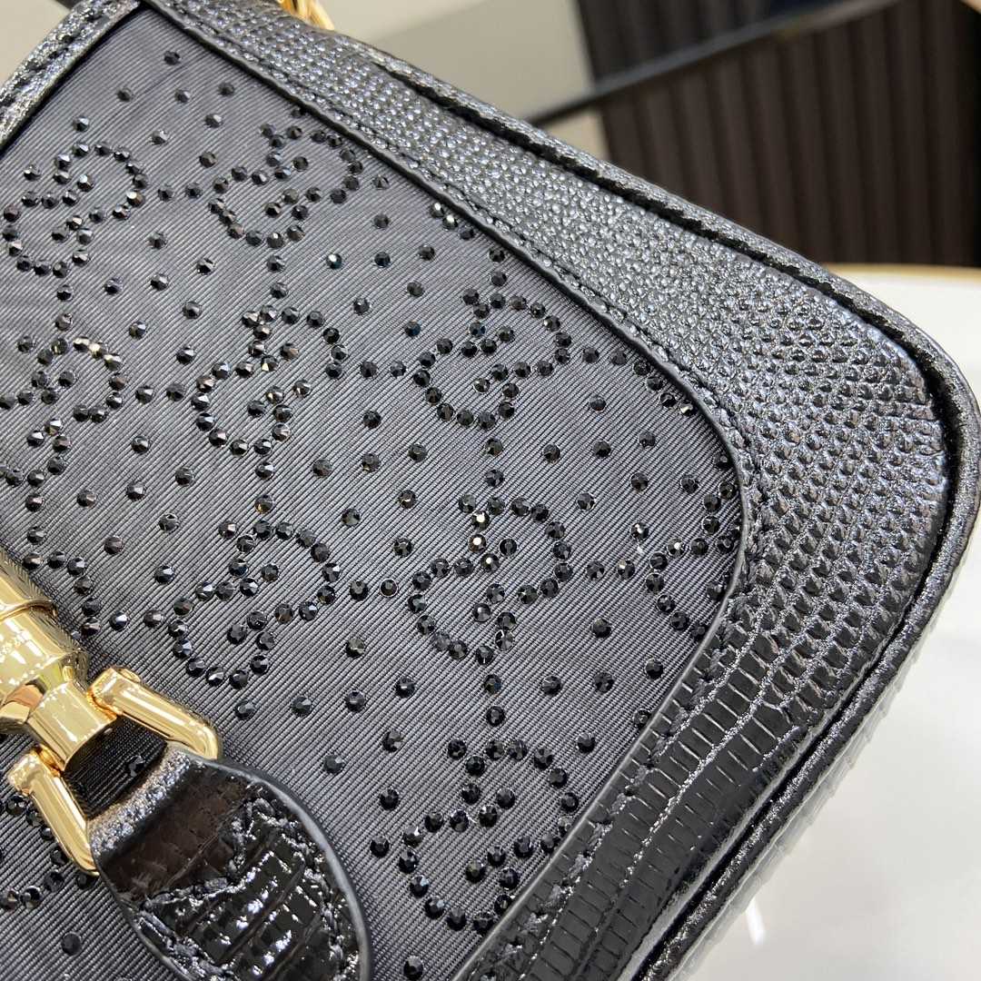 Gucci Jackie 1961 GG Crystal Mini Bag - FashionPlug