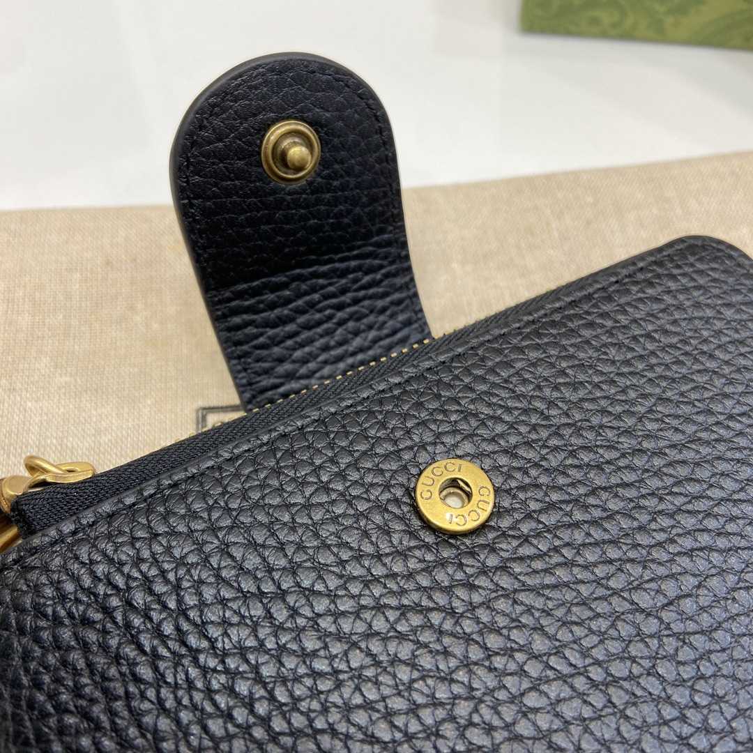 Gucci Medium double G Wallet With Bamboo - FashionPlug
