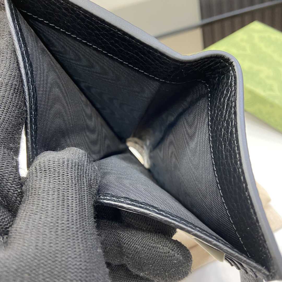 Gucci Medium double G Wallet With Bamboo - FashionPlug