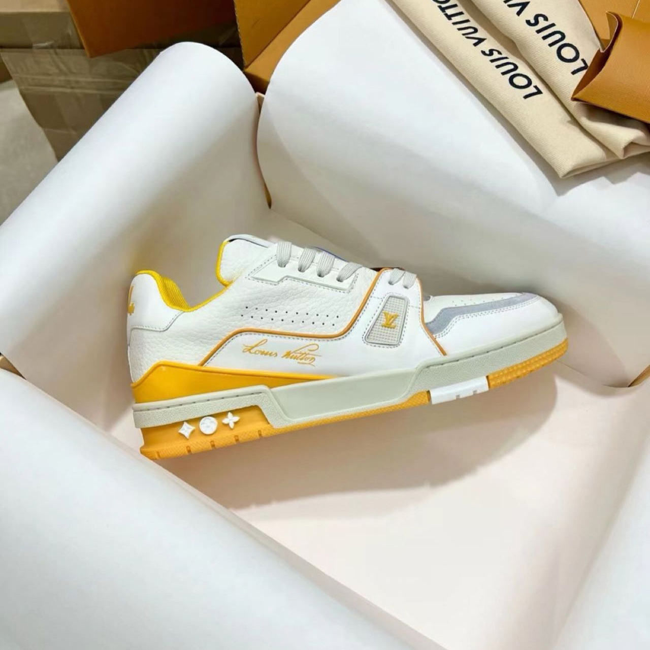 Louis Vuitton LV Trainer Sneaker            - FashionPlug