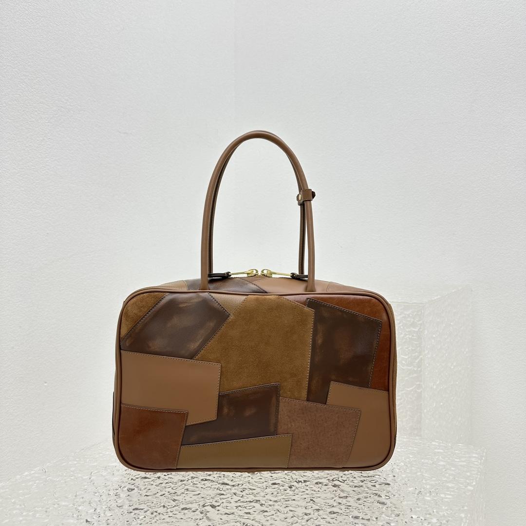 Miu Miu Leather Patchwork Bag - FashionPlug