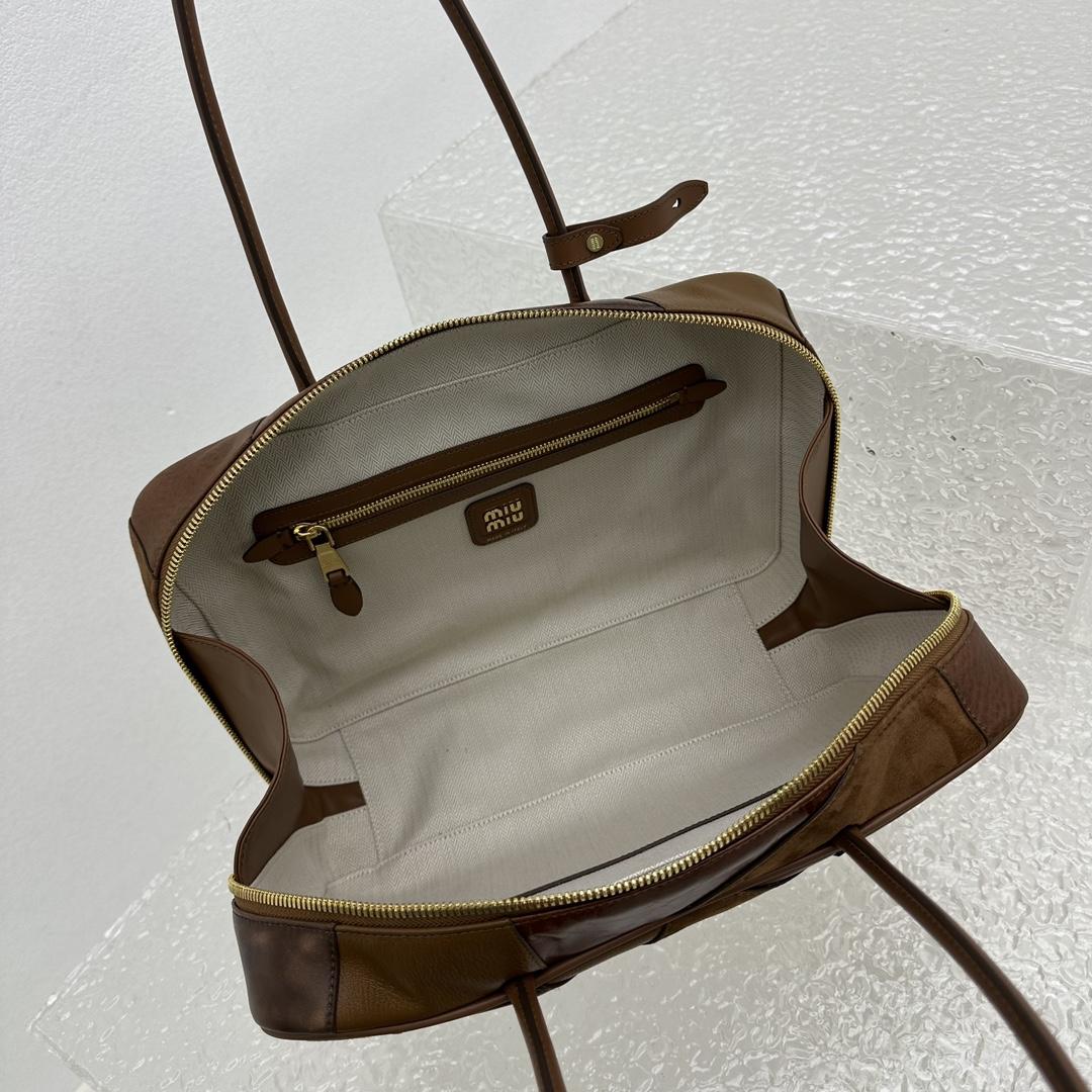 Miu Miu Leather Patchwork Bag - FashionPlug