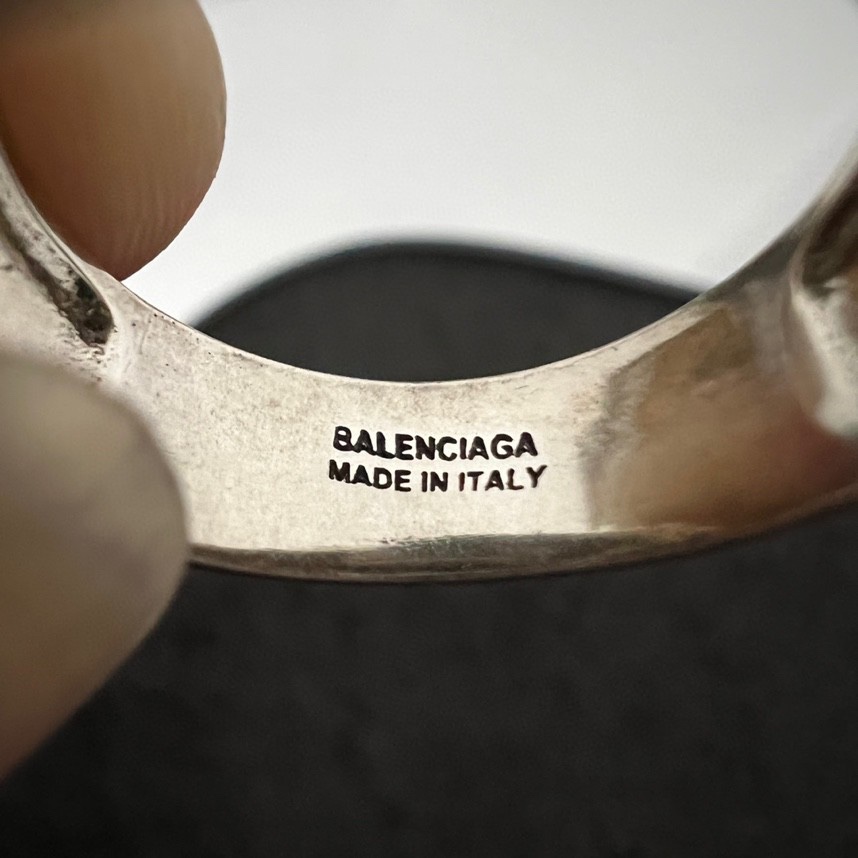 Balenciaga Icon Signet Ring  - FashionPlug