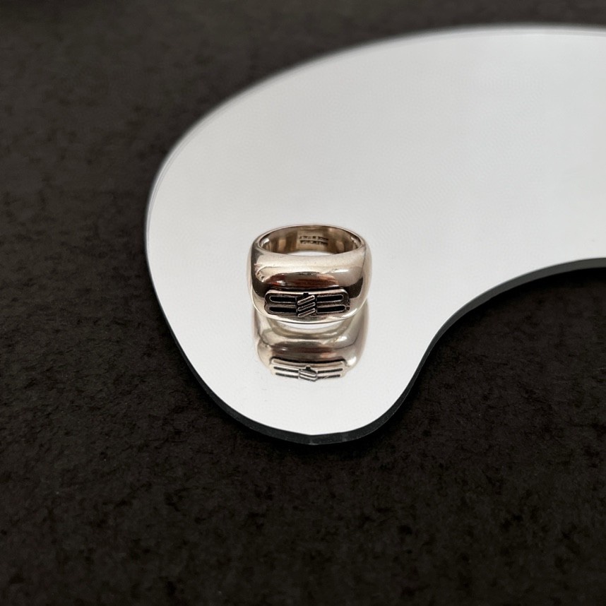 Balenciaga Icon Signet Ring  - FashionPlug