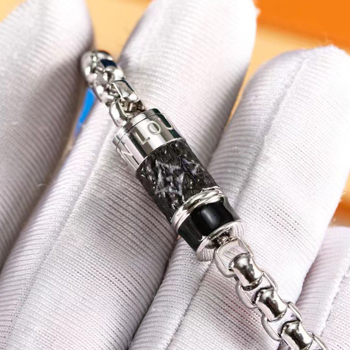 Louis Vuitton Monogram Chain Bracelet     M63107 - FashionPlug
