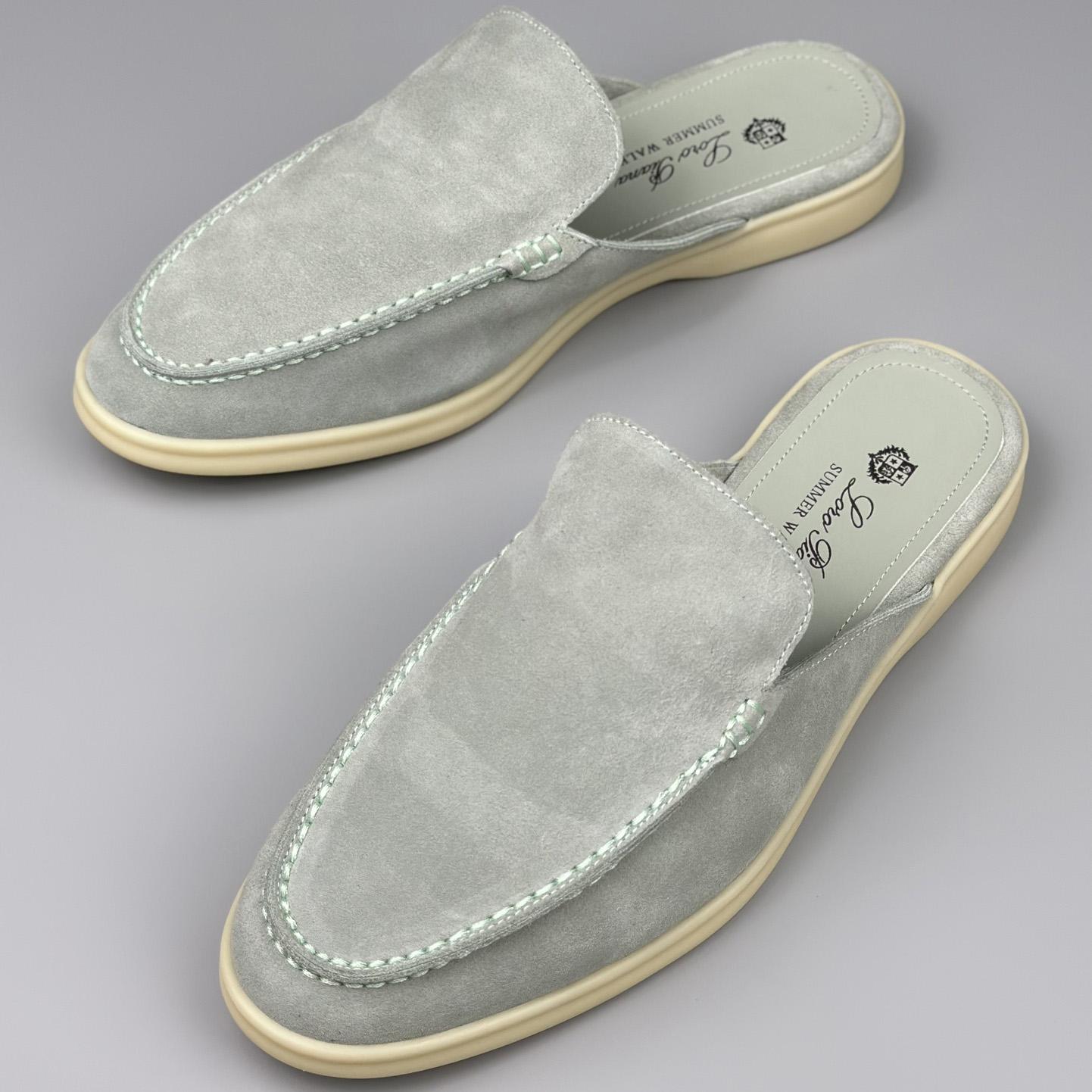 Loro Piana Babouche Walk Loafers - FashionPlug