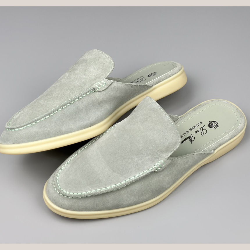 Loro Piana Babouche Walk Loafers - FashionPlug