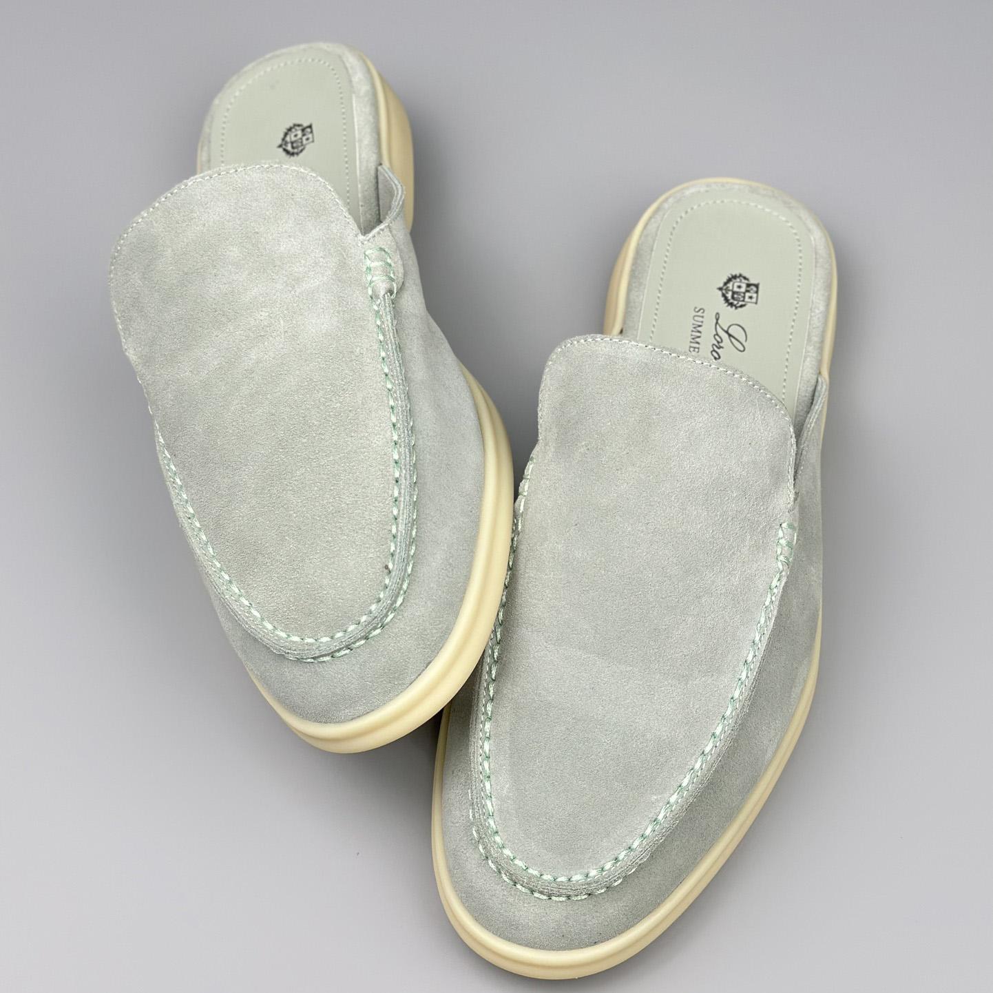 Loro Piana Babouche Walk Loafers - FashionPlug