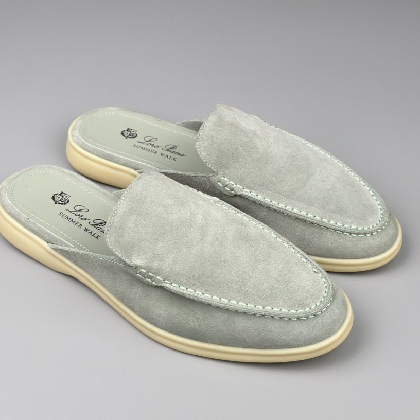 Loro Piana Babouche Walk Loafers - FashionPlug