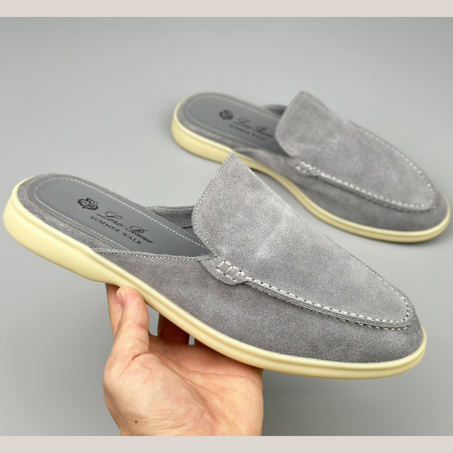 Loro Piana Babouche Walk Loafers - FashionPlug