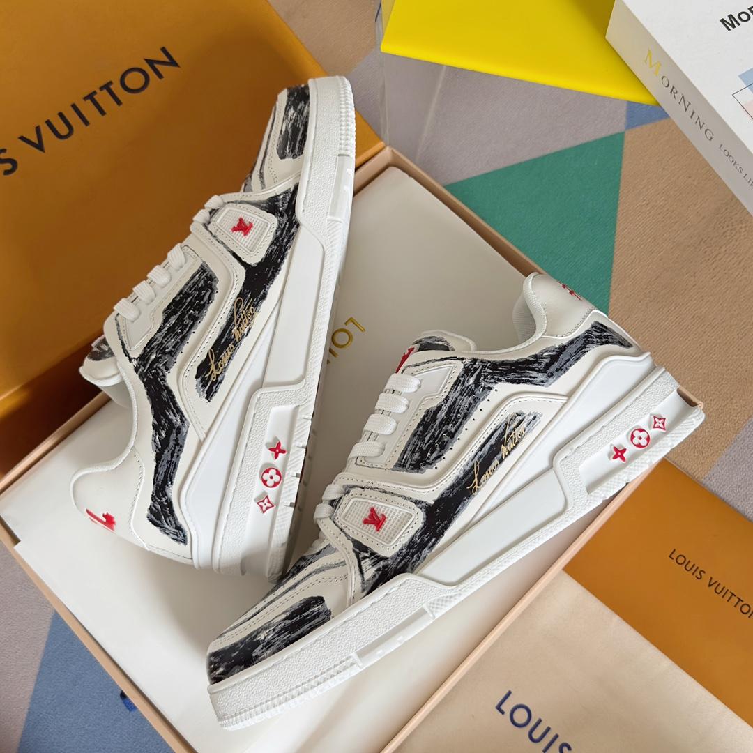 Louis Vuitton LV Trainer Sneaker    1ABLWJ - FashionPlug