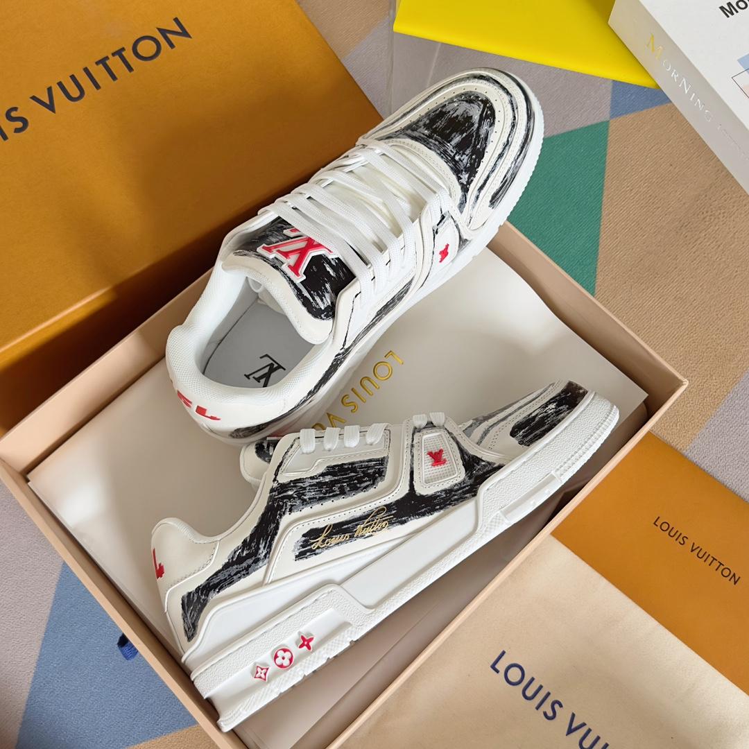 Louis Vuitton LV Trainer Sneaker    1ABLWJ - FashionPlug