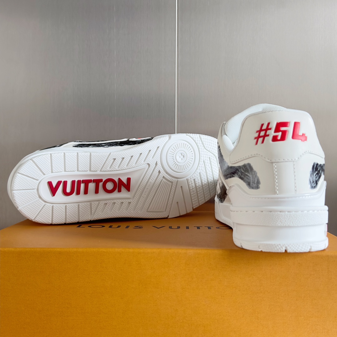 Louis Vuitton LV Trainer Sneaker    1ABLWJ - FashionPlug
