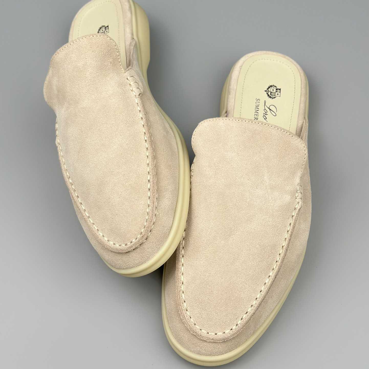 Loro Piana Babouche Walk Loafers - FashionPlug