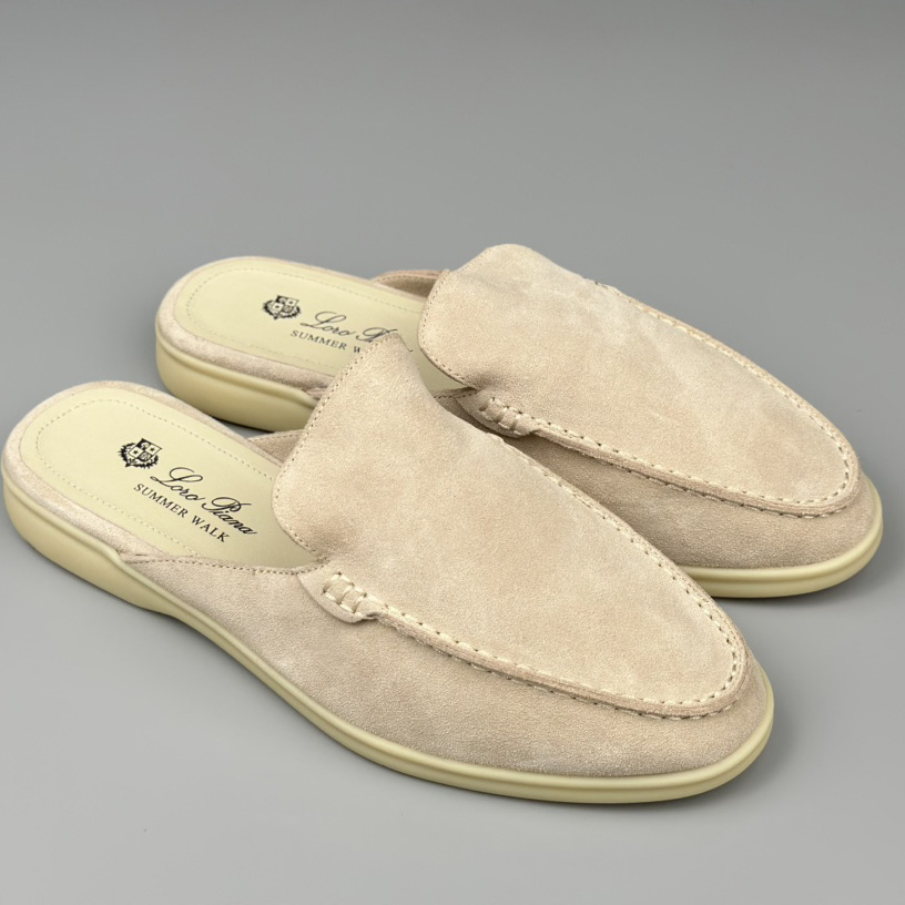Loro Piana Babouche Walk Loafers - FashionPlug